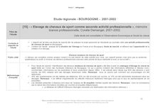 Etude régionale - BOURGOGNE - 2001-2002