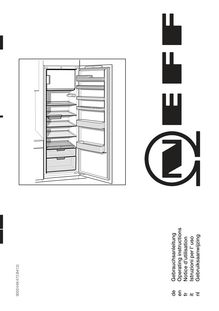 Notice Réfrigérateur NEFF  K4664X4/03