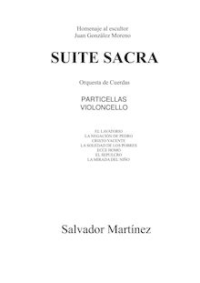 Partition violoncelles,  Sacra, Martínez García, Salvador