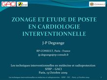 Zonage et étude de poste en cardiologie interventionnelle