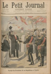 LE PETIT JOURNAL SUPPLEMENT ILLUSTRE  N° 544 du 21 avril 1901
